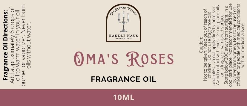 Fragrance Bottle - Oma's Roses