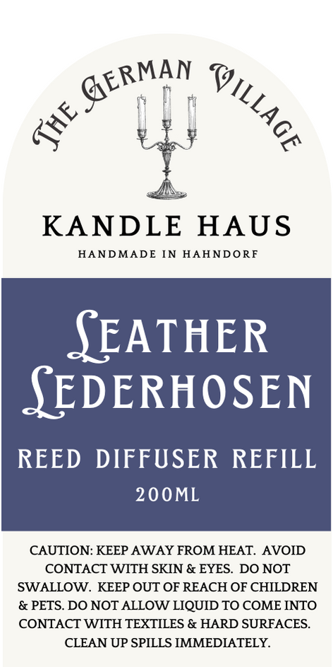 Reed Diffuser Refill Leather Lederhosen
