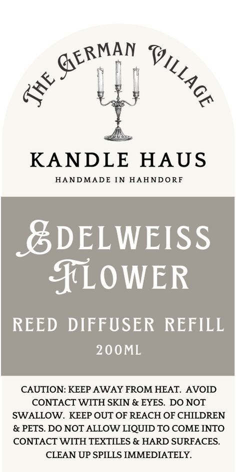 Reed Diffuser Refill Edelweiss