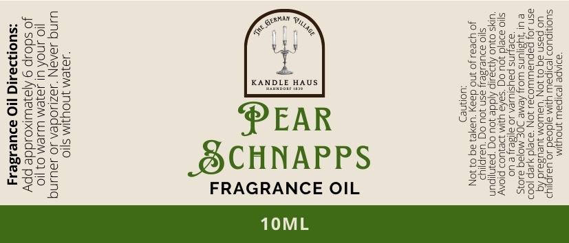Fragrance Bottle - Pear Schnapps