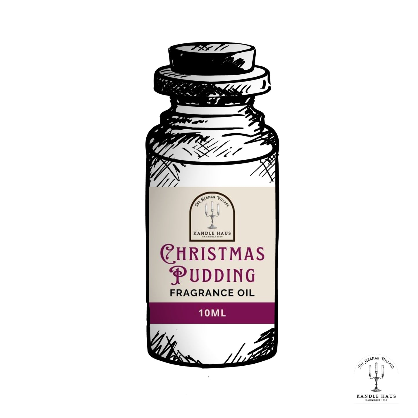 Fragrance Bottle - Christmas Pudding