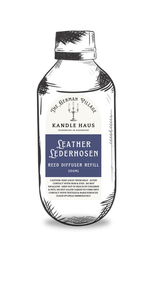 Reed Diffuser Refill Leather Lederhosen